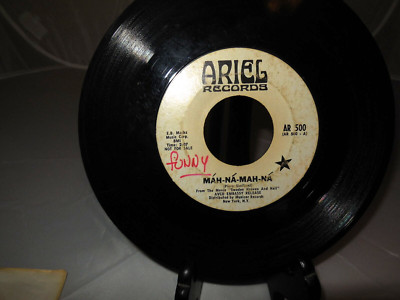 Piero Umiliani 45 Rpm record Mah Na Mah Na / You Tried to Warn Me Promo