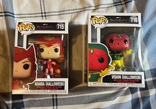 Funko Pop! Wandavison Wanda and Vision Halloween #715 & #716
