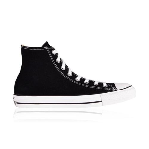 Converse Chuck Taylor All Star Hi Casual Shoes - Mens Womens - Black/White - Picture 1 of 30