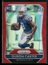 2015 Panini Prizm #227 Duron Carter Red Prizm