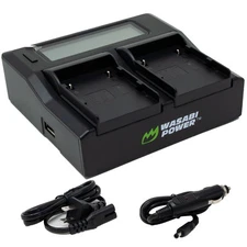 Wasabi Power Dual Battery Charger for Canon BP-A30
