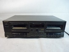 TECHNICS RS-TR313 STEREO DOUBLE CASSETTE DECK HIFI SEPARATE -WORKING- (BLACK)