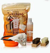 Shoe Cleaning Kit with 8 oz Sneaker Cleaner, Microfiber Towel, Clear