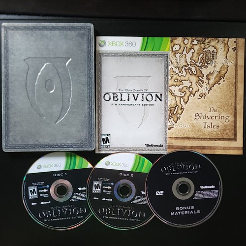 The Elder Scrolls IV Oblivion 5th Anniversary Edition Microsoft Xbox ...