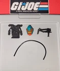 GI Joe Cobra Toxo Viper 1988 Complete Weapons Accessories Set Original 80's