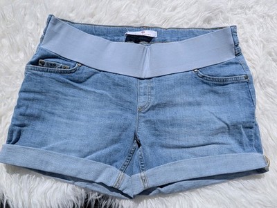 Bellybutton Jeans Shorts Umstandshose Schwangerschaft hellblau 40 before and...