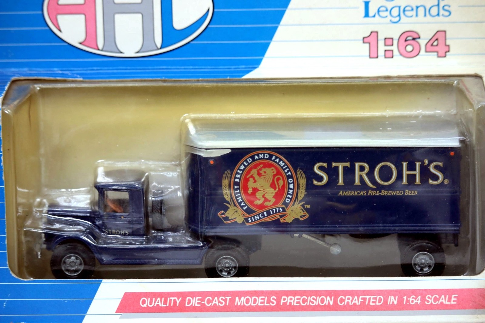 Hartoy AHL Stroh's Mack Model BM 1:64 Diecast Beer Tractor Trailer L51104 NIB