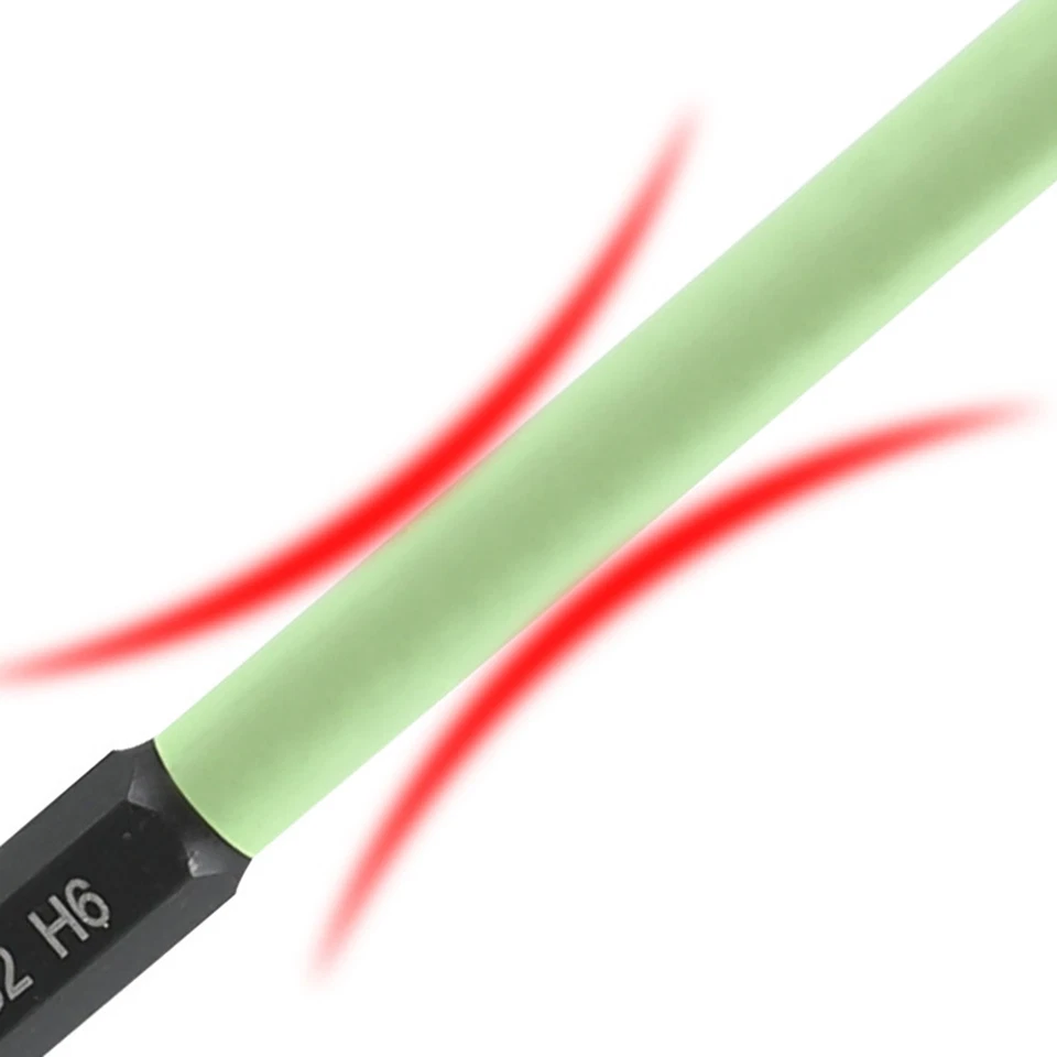 10Pcs 1/4inch Allen Wrench Drill Bit Set S2 Alloy Steel Metric Magnetic Tip - Image 3 of 4