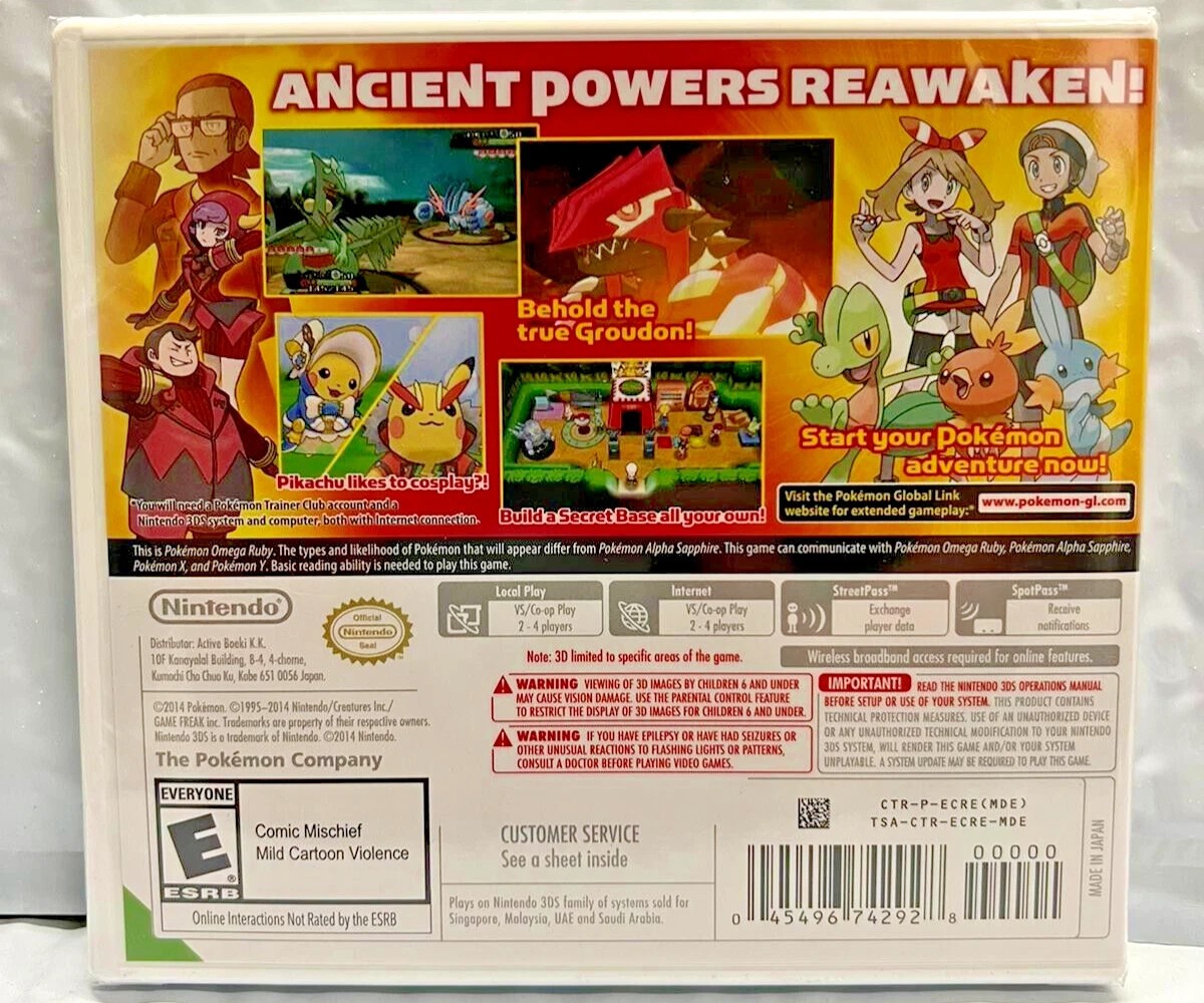 Nintendo Pokémon Omega Ruby (3DS, 2014) for sale online | eBay