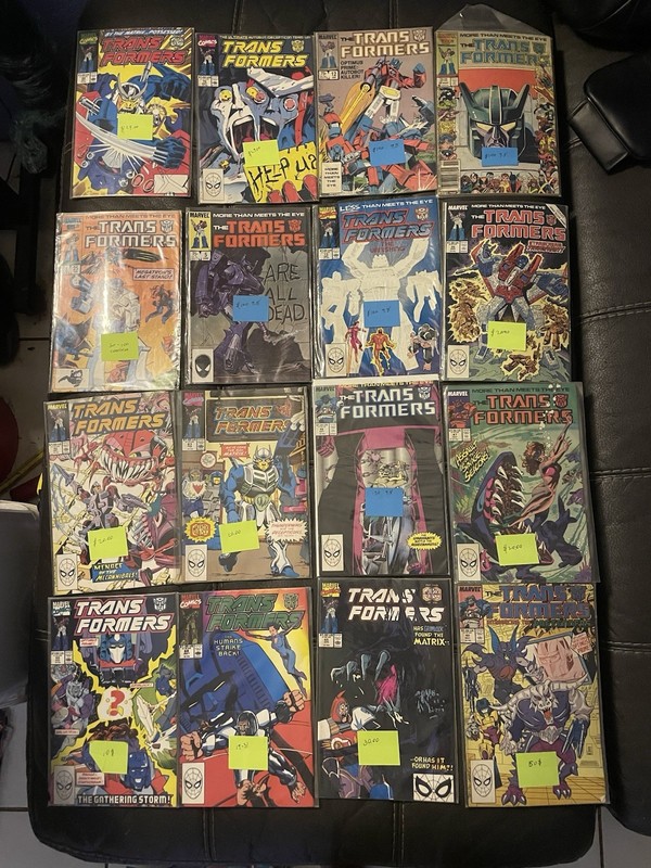 Transformers Comic Book Lot, Marvel Comics, Copper Age, Vintage, Color
