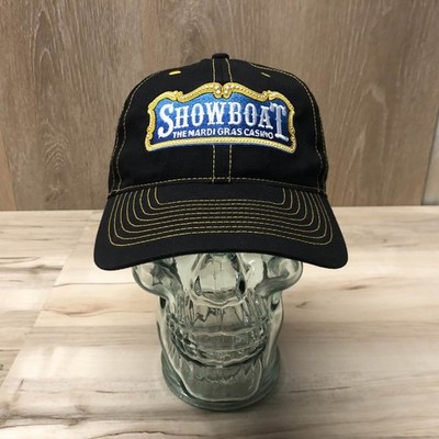 SHOWBOAT MARDI GRAS CASINO Atlantic City Vintage Strapback Hat / Dealer Sample