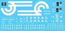 N Scale - Conrail X58 Box Car Large Logo Decal Set