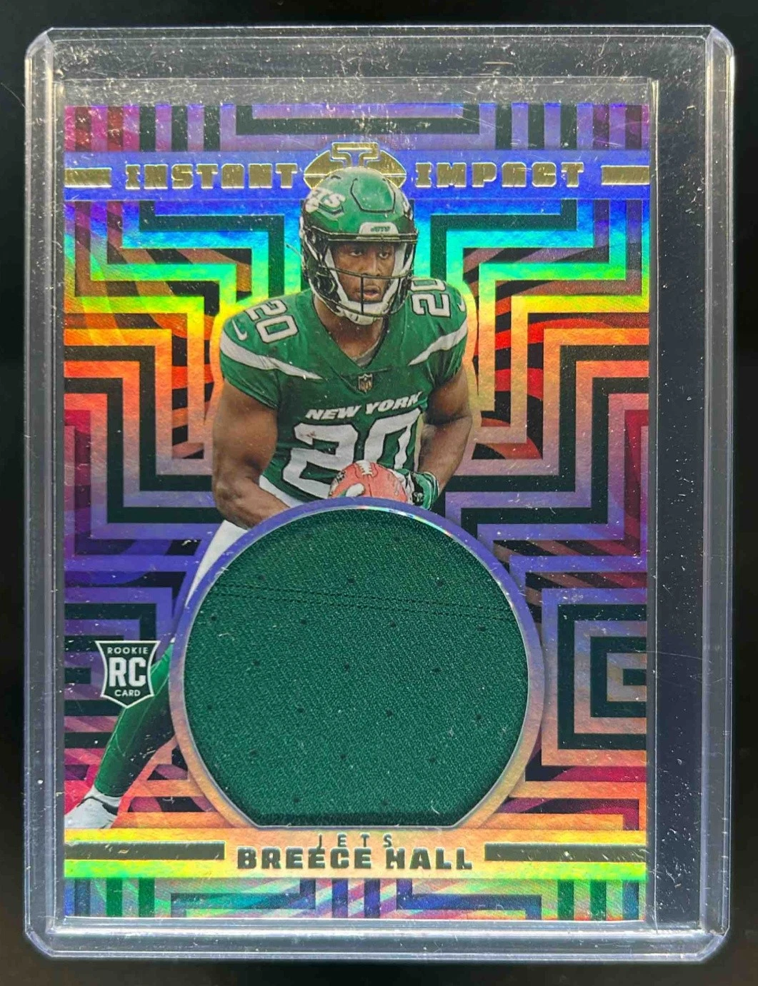 Breece Hall Panini Illusions Instant Impact Memorabilia #IIBH Base