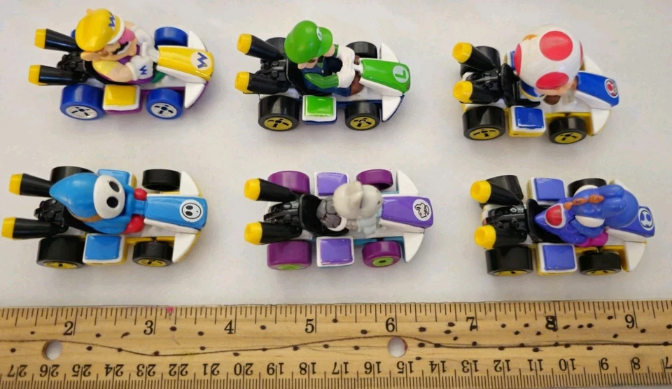 Super Mario Kart Hot Wheels Lote Die Cast Lote De 12 Coches Foto 4 de 4
