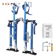 Professional Grade Adjustable Aluminum Stilts Tool For Painting 1 Pair 24" - 40"