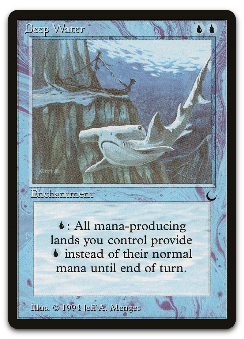 Deep Water (NM) The Dark DRK Magic MTG