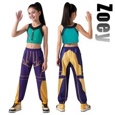 Cartoon Kpop Demon Hunter Costume Cosplay For Kids Size 140 7-8yo