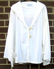 ZEP-ZEP  weite Jacke mit Kapuze Überwurf Gr. 3XL Weiß festlich-elegant wie neu