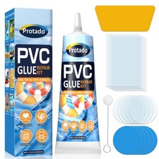 Air Mattress Patch Kit,Heavy Duty Waterproof Vinyl Repair 80 Blue