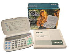 Casio MI-300 Multi Dolmetscher Übersetzer Boxed mit Handbuch Vintage Selten Retro