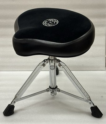 Roc-n-Soc Drum Throne Nitro Hydraulic Rider - Original Saddle Seat BLACK NR O-K
