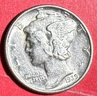 1939 US Mercury SILVER Dime "Philadephia" Mint! Choice AU! Old US Coin!