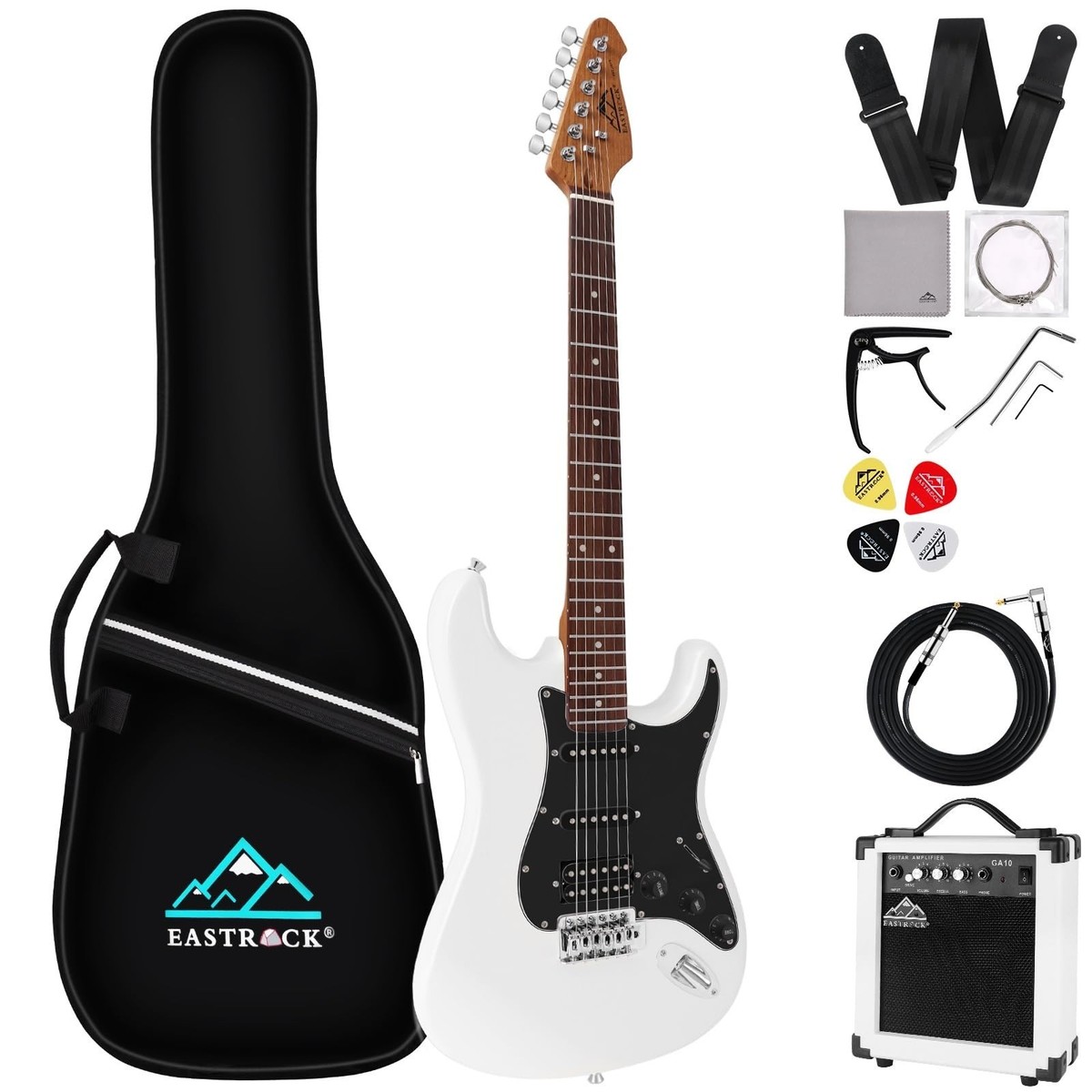 EASTROCK 39 inch Full-Size Electric Guitar Kit for Beginner