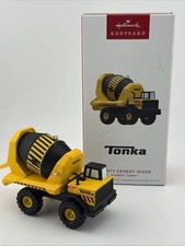 Hallmark Keepsake 2025 Mighty Cement Mixer Tonka Ornament