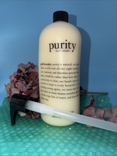 New Philosophy Purity Made Simple One-Step Facial Cleanser JUMBO 32oz PTR 21