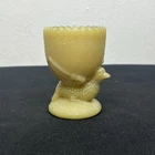 Vintage Milk Glass Egg Cup Chicken Hen Base