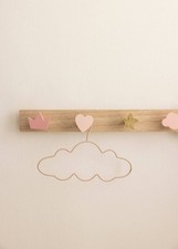 Bruna Pink Cloud Kids Hangers Set of 3 