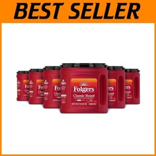 Classic Roast Ground Coffee Canisters, 25.9 oz, 6-Pack