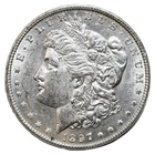 1897 $1 Morgan Silver Dollar Uncirculated - RAW - Philadelphia Mint