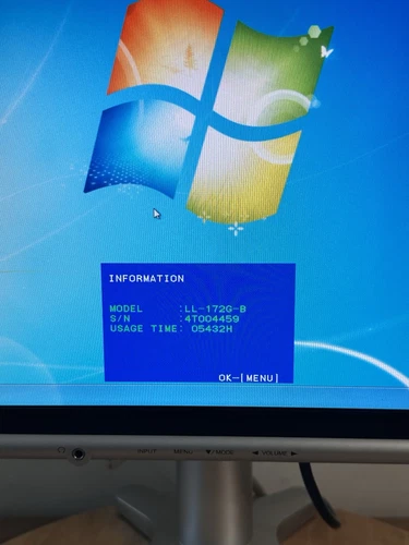 Sharp LL-172G-B 13" LCD Industrial Monitor VGA DVI-I - Picture 2 of 22