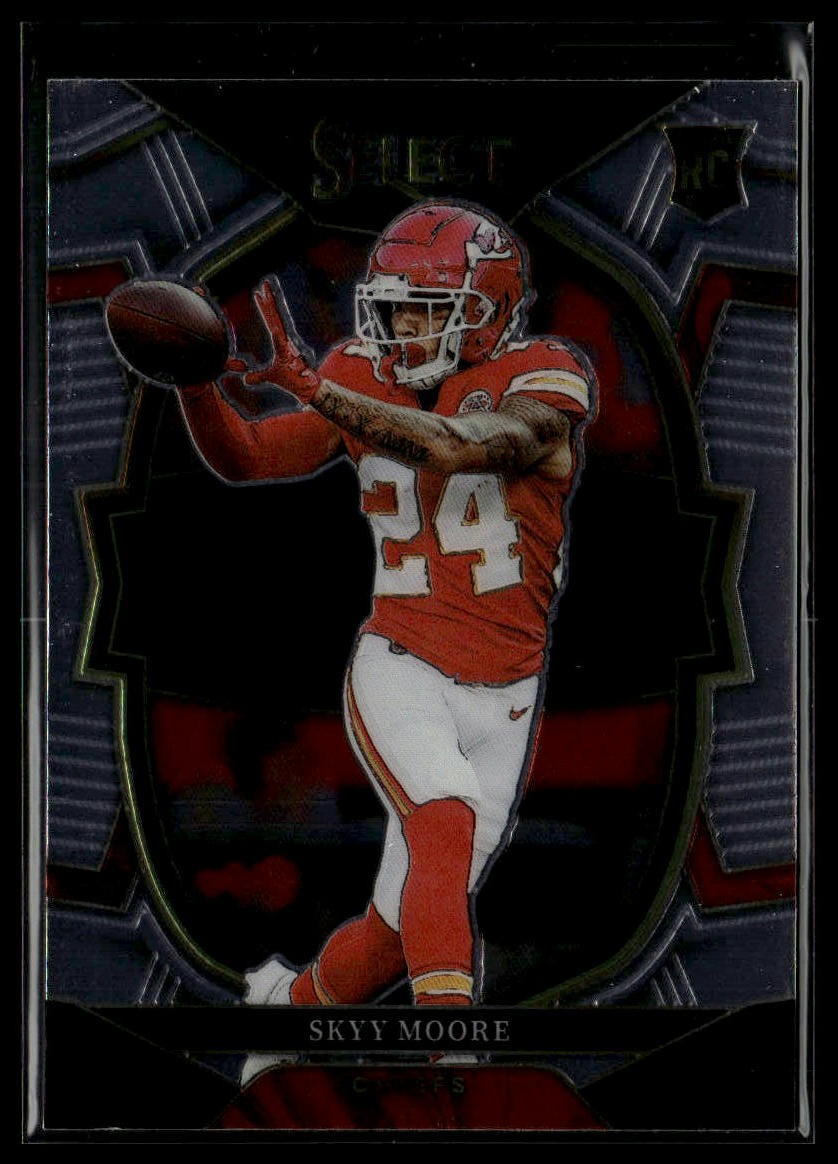 Skyy Moore 2022 Panini Select #21 RC Kansas City Chiefs