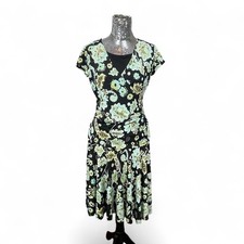 Vintage Y2K Floral Paisley Two Piece Set Top Skirt Large Feminine Modest Classic