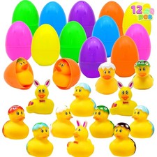 Ostereier Set Ostern Gummiente Eier gefüllt Osternest Ostern Partyzubehör