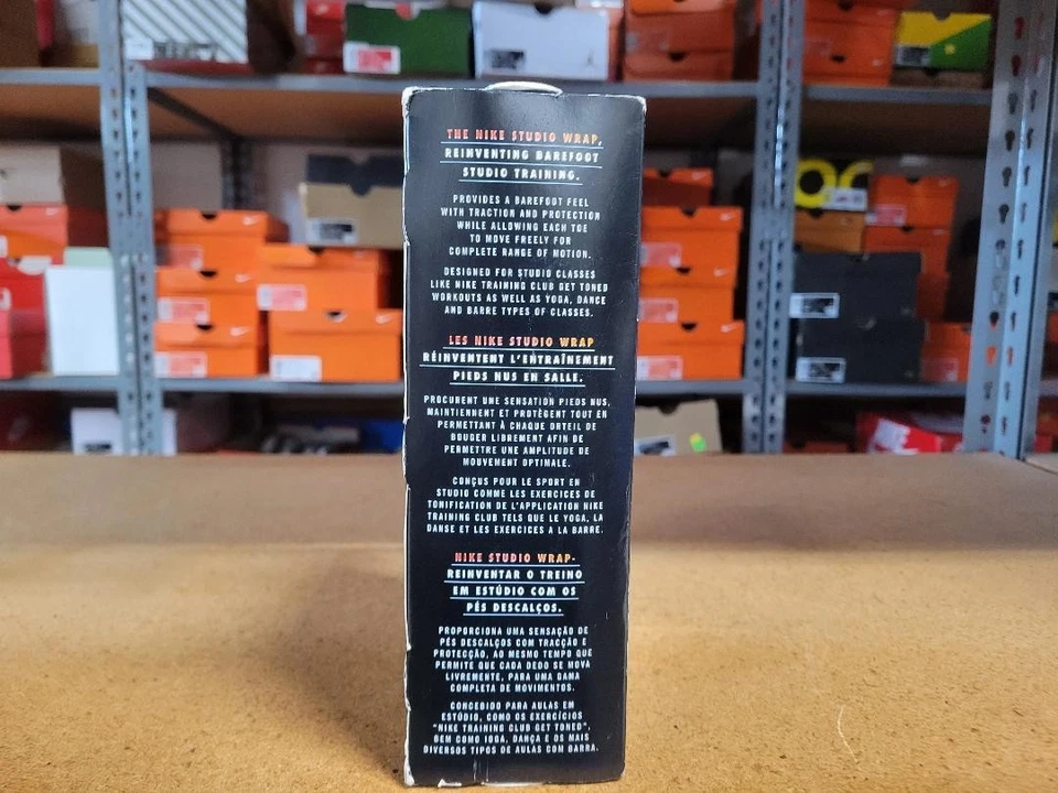 Nike Studio Wrap 4 Women Dance Shoes 811650 002 Black Bright Crimson Size 7 & 9 - Image 3 of 4