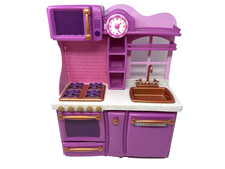 Our Generation Purple Gourmet Kitchen Doll Furniture Playset js1