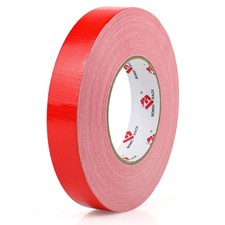 Colored Duct Tape Small Roll 1 Inch x 60 Yards Red