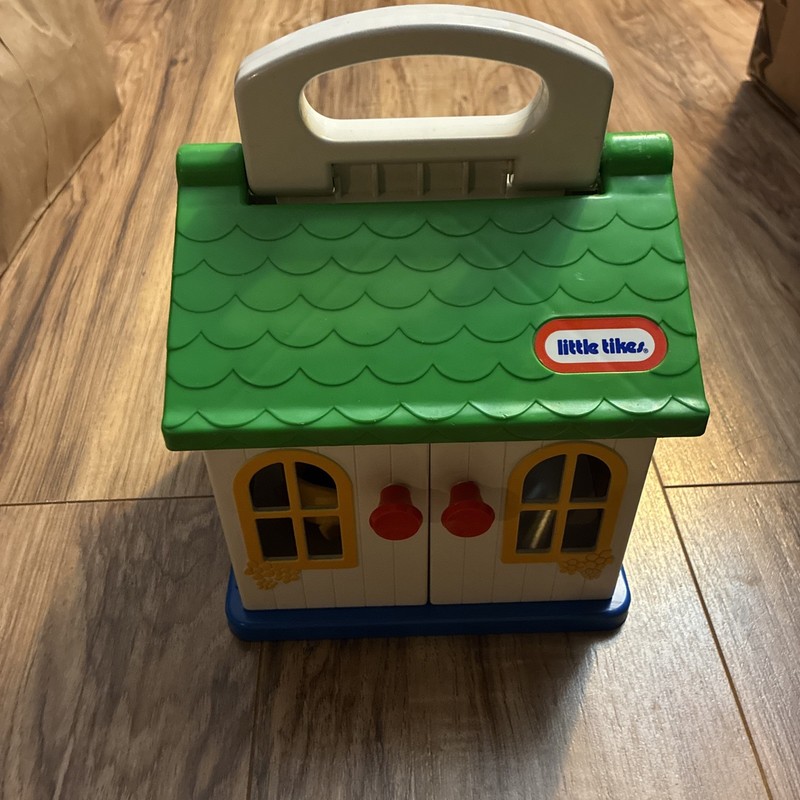  1988 Little Tikes Toddle Tots Carry Along Family House VGUC