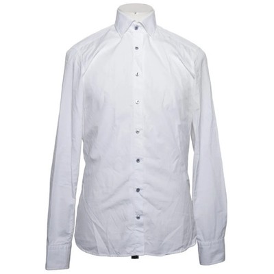 Stenströms, Hemd, Größe: 39, Slimline Luxury poplin 100/2, Weiß, Herren #PBs