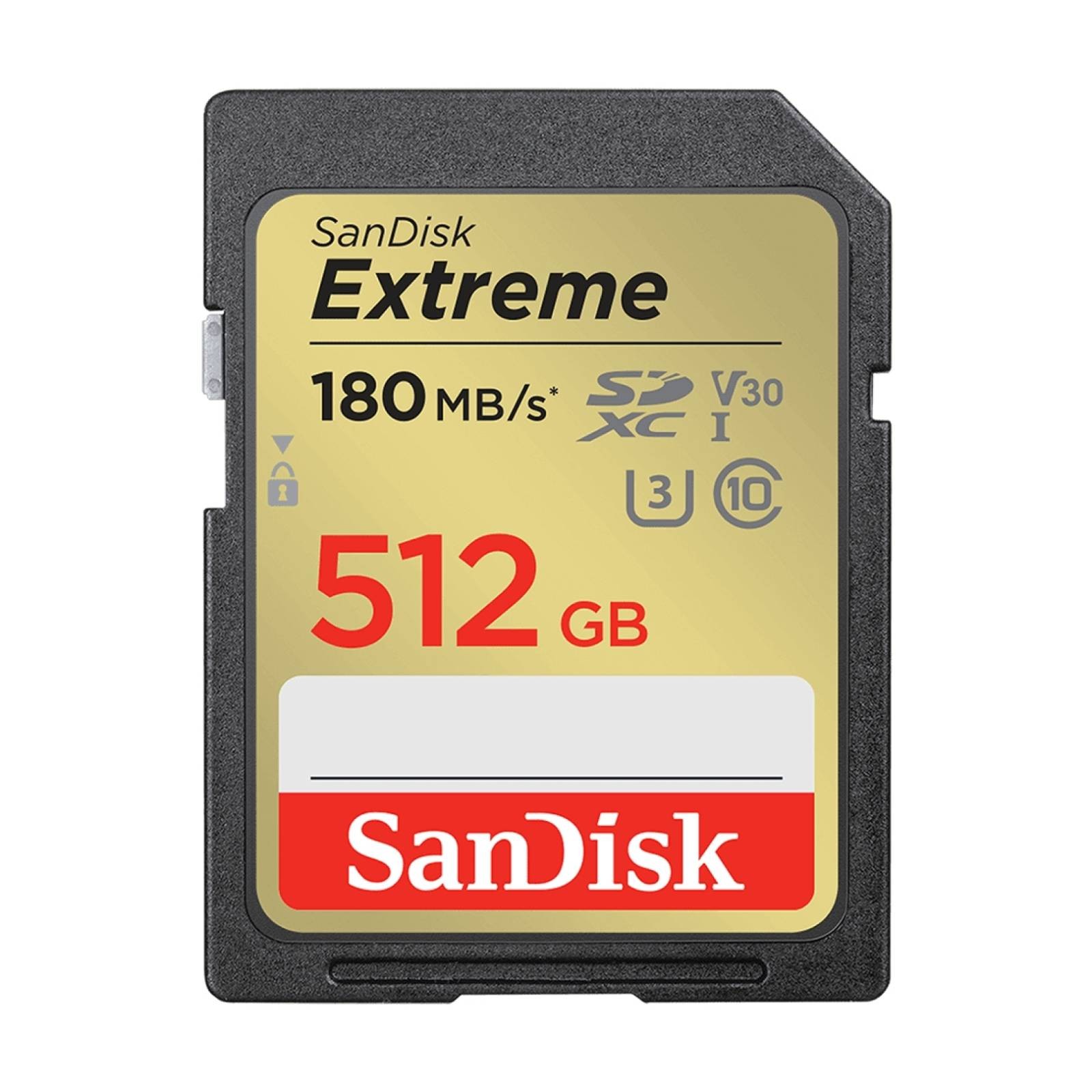 SanDisk Extreme SDXC UHS-I Class 10 Memory Card - 512GB