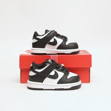 NIKE Dunk Low Infant White SIZE 3.5 Trainers