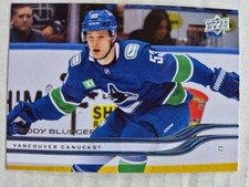 25-26 Upper Deck Series 2 Teddy Blueger #429 Canucks