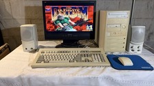 Retro Gaming PC Windows 95 Intel Pentium 233MHz MMX 64MB RAM C-Media Sound