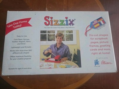 Sizzix Original Red Personal Die-Cutter Press Machine Provo Craft 38-0605 - Read