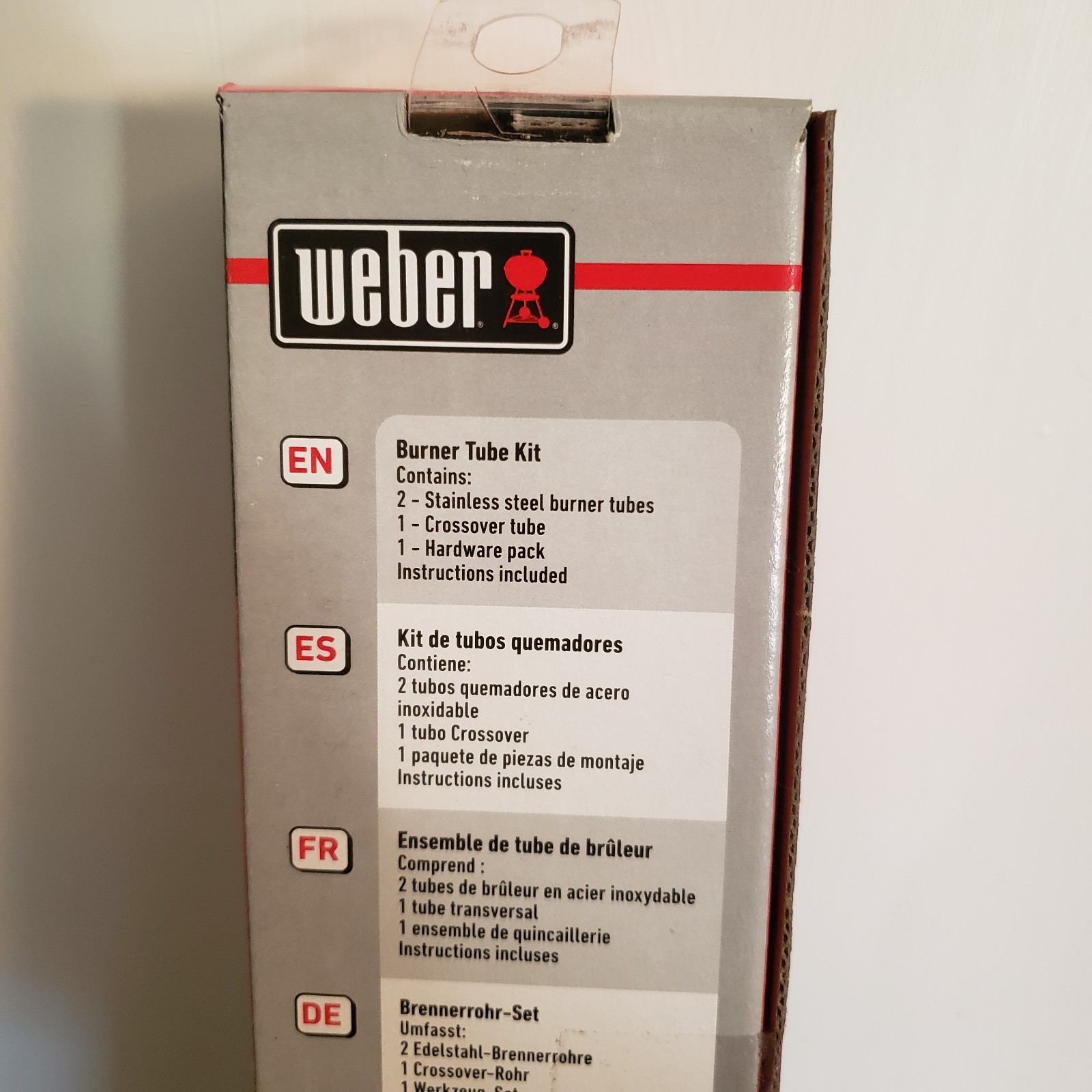 Weber 2-Burner Propane Gas Grill with Replacement Tube Set #7507
