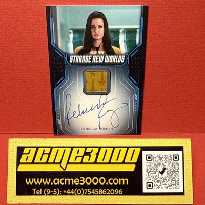 Star Trek STRANGE NEW WORLDS Staffel 2 REBECCA ROMIJN Autogramm Kostüm Relikt