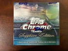 2021 Topps Chrome Tennis Sapphire Edition Hobby Box Factory Sealed
